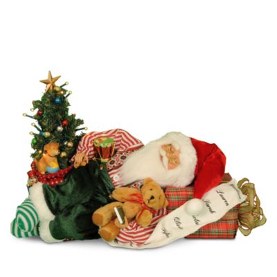 Lighted Napping Santa