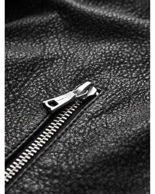 Xavier Pebbled Leather Jacket