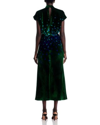 Fabienne Velvet Midi Dress
