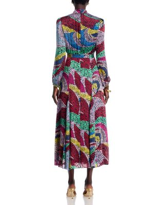 Jacqui-B Belted Midi Dress