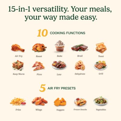 15 in 1 Extra Large Digital Air Fryer Oven