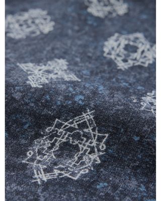 Ross Slim Fit Printed Button Front Shirt