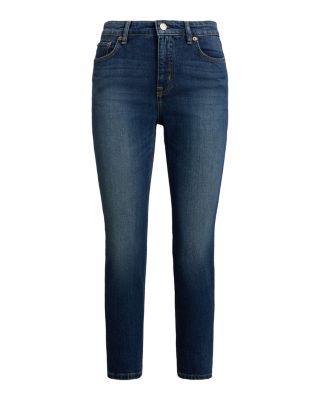 High Rise Straight Ankle Jean