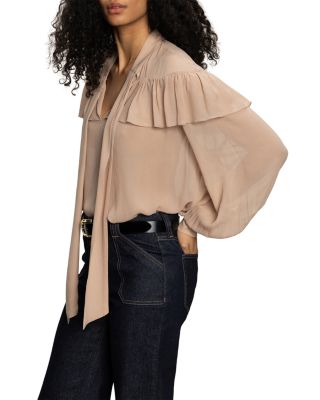 Fade Into You Ruffle Blouse