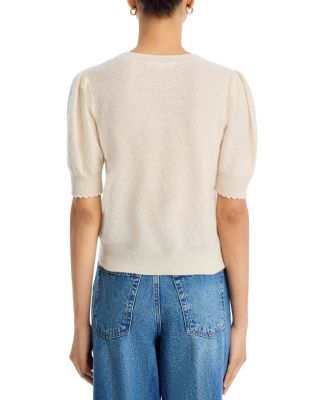 The Cashmere Pointelle Cardigan 