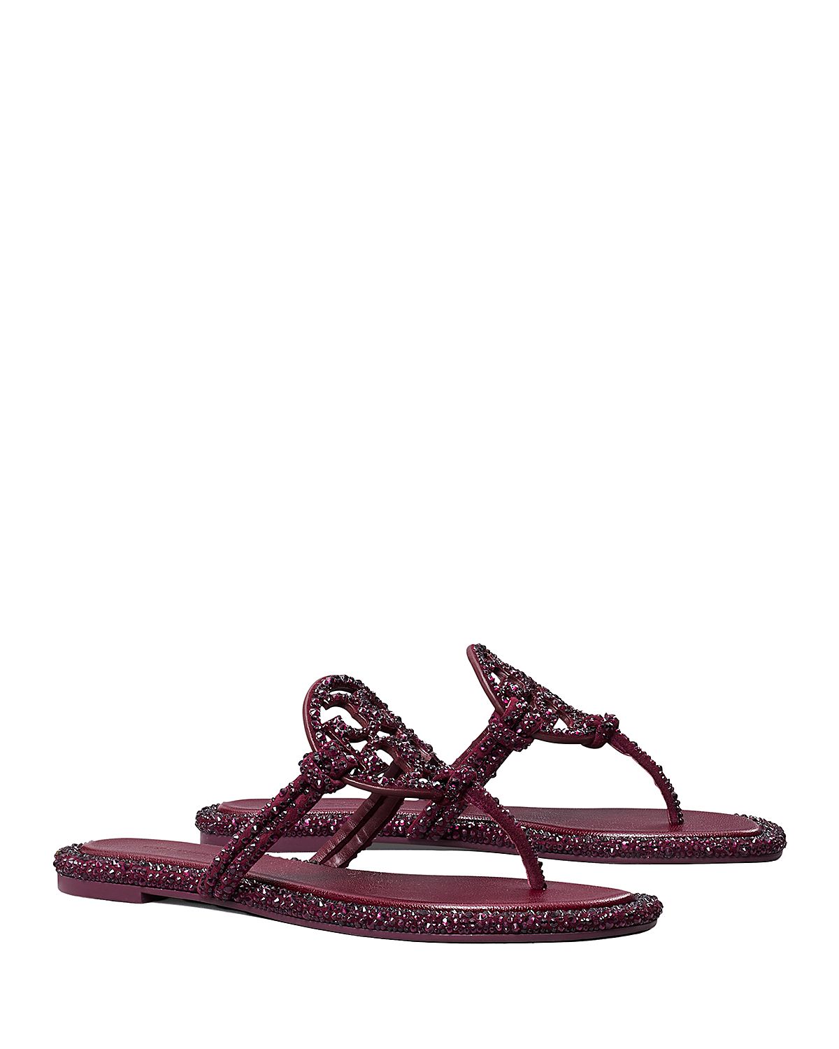 Tory Burch Women's Miller Knotted Crystal Sandal