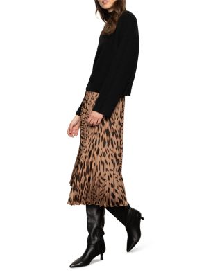 Nostalgia Pleated Midi Skirt