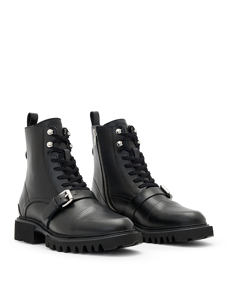 Allsaints Women’s Tori Buckle Detail Ankle Boots