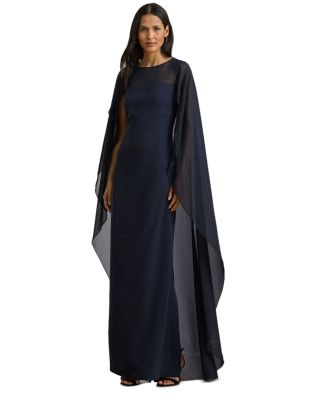 Cape Georgette Gown