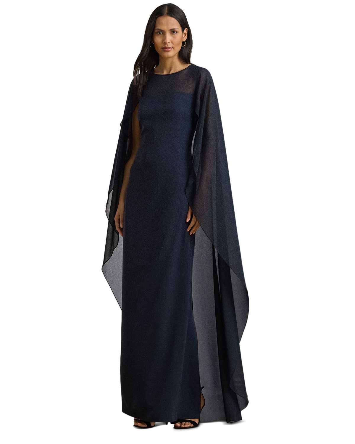 Georgette Cape Gown