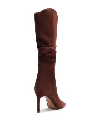 Women&#39;s Maryana Up Slouch Nubuck Leather Tall Boots