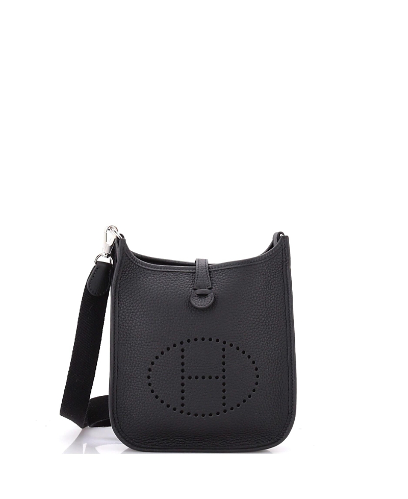 Pre-owned Pre-owned Hermes Hermes Tpm Evelyne Bag Gen Iii Clemence In Black