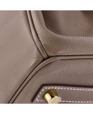  Birkin 30 Handbag Grey Epsom with Gold Hardware