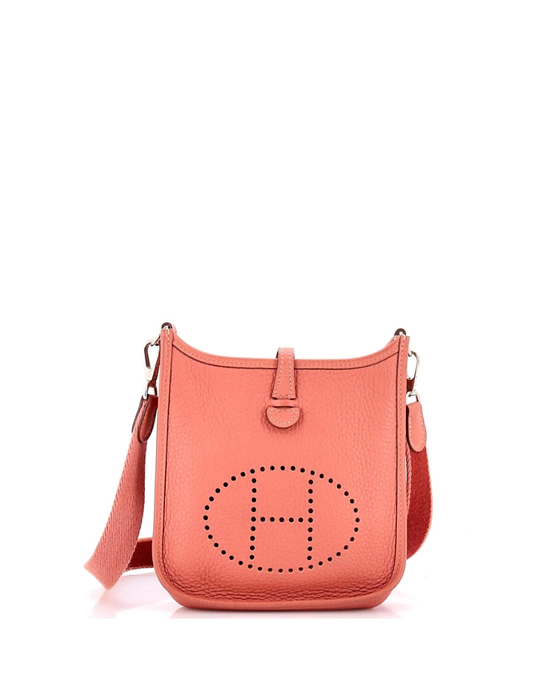 Pre-owned Pre-owned Hermes Hermes Tpm Evelyne Bag Gen Iii Clemence In Pink