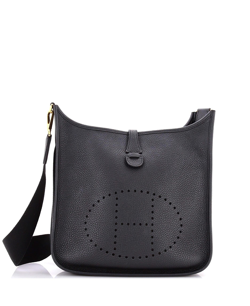 Pre-owned Pre-owned Hermes Hermes Pm Evelyne Bag Gen Iii Clemence In Black