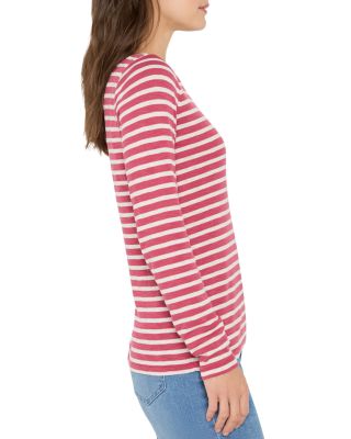 Long Sleeve Stripe Boat Tee