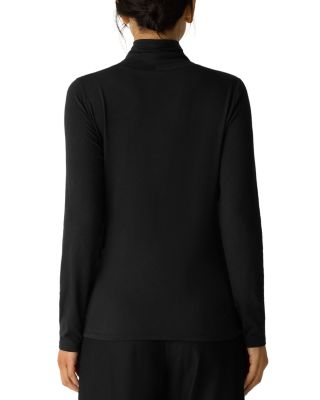 M&eacute;lange Turtleneck Top