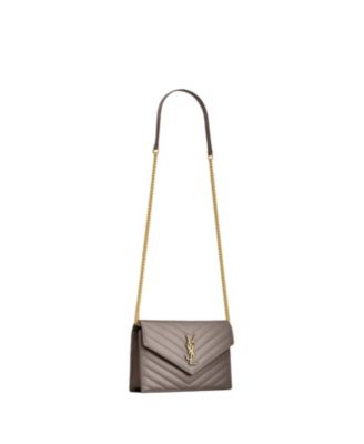 Cassandre Envelope Chain Wallet in Grain De Poudre Leather  