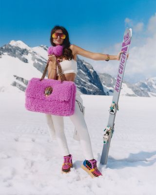 Macro Kensington Faux Shearling Bag