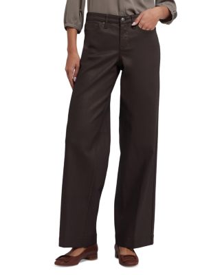 Coated Teresa Wide Leg Jeans