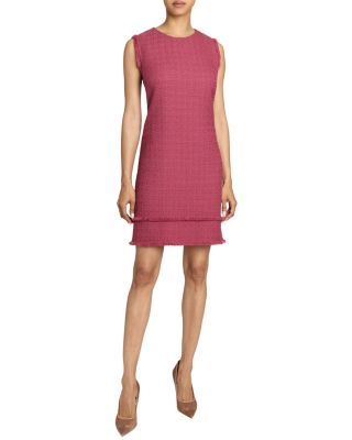 Aretha Sleeveless Shift Tweed Dress