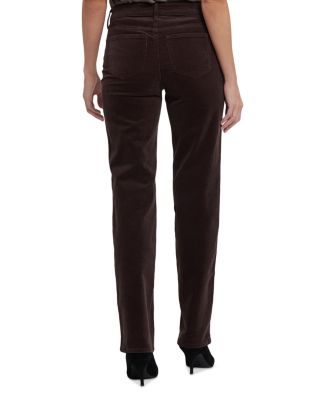 Marilyn High Rise Straight Leg Corduroy Pants