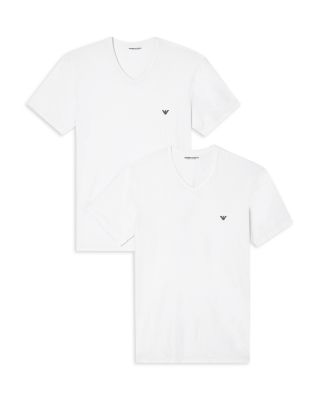 V-Neck Stretch Tees, 2-Pack