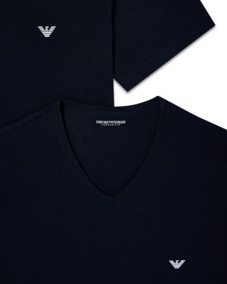 V-Neck Stretch Tees, 2-Pack