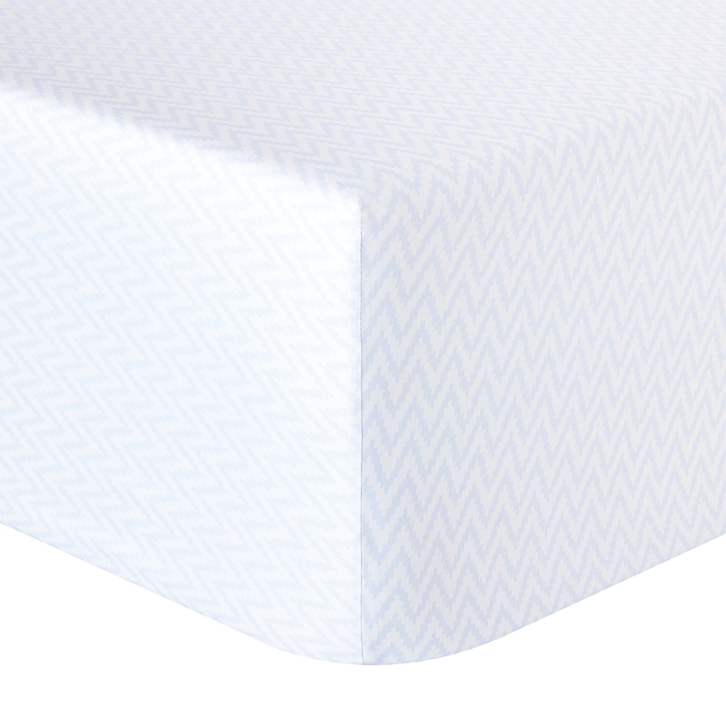 Anne De Solene Calme Fitted Sheet, King In White