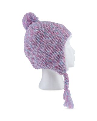 Girls' Multi Color Hat & Gloves Set - Big Kid