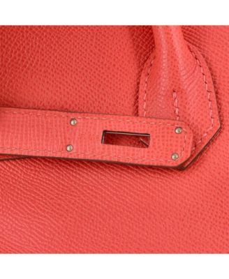 Birkin 30 Handbag Pink Epsom with Palladium Hardware