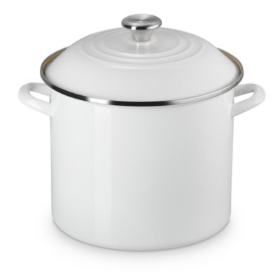 Enamel on Steel Classic Round Stockpot, 12 Qt.