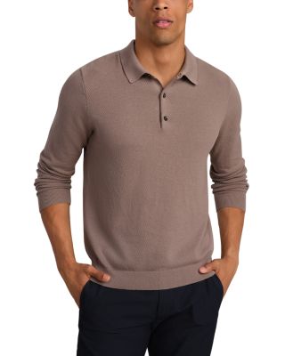 Regular Fit Long Sleeve Sweater Polo