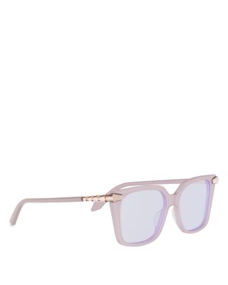Serpenti Viper Square Eyeglasses, 53mm