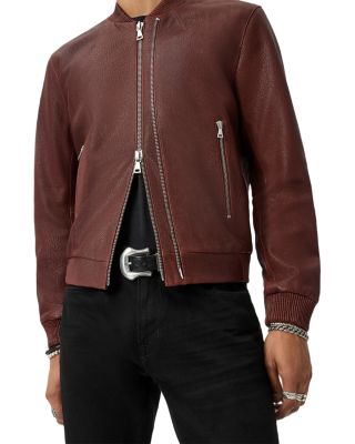 Xavier Pebbled Leather Jacket