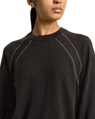 Wool, Silk, and Cashmere Knitted Sweater