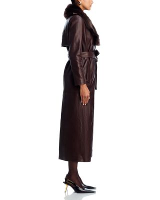 Leather Shearling Dakota Coat