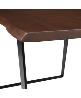 Viggo 60" Live Edge Acacia Wood Acacia Wood Dining Table
