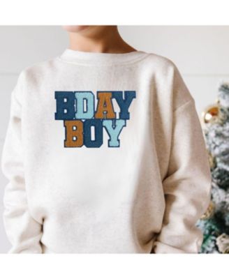 Boy&#39;s Birthday Boy Patch Sweatshirt - Little Kid, Big Kid