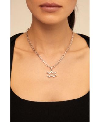  Sterling Silver Plated Short Chain