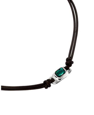  Crystal Leather Necklace