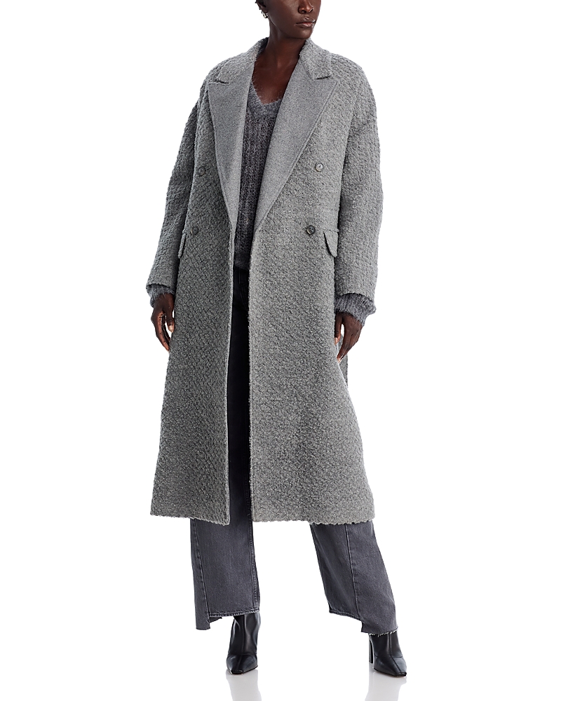 Hugo Boss Capady Coat In Gray