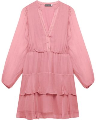 Women's Ruffle Boho Mini Dress