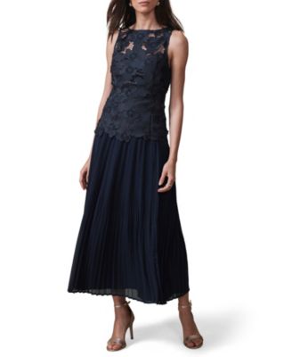 Women's Floral Applique Maxi Dress