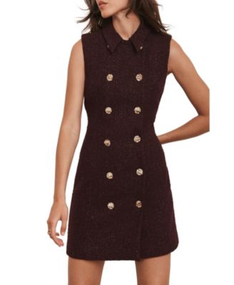 Boucle Mini Shift Dress