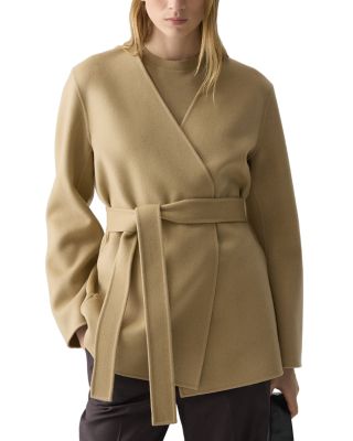 Wool & Cashmere Wrap Jacket 