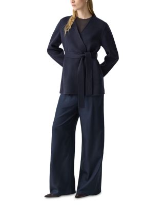 Wool &amp; Cashmere Wrap Jacket 