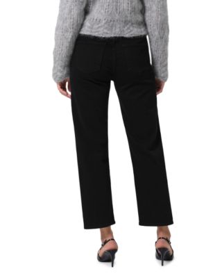 Delfina High Rise Wide Leg Jeans in Starless