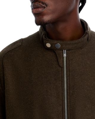 Belt Collar Bomber Jacket