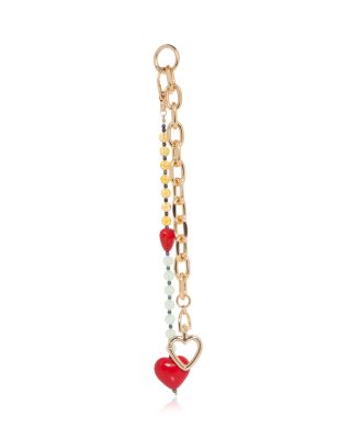 Chain Heart Bag Charm - Exclusive